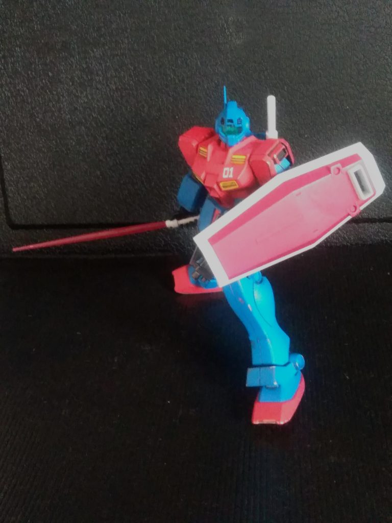 あ~😥よりよにもよって、なんで青なんかで塗ってしまったのだろう……(当時の記憶が思い出せない)