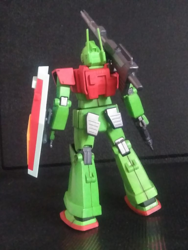 Ζ登場のジムキャノンをHGUCキットに被せてみました。