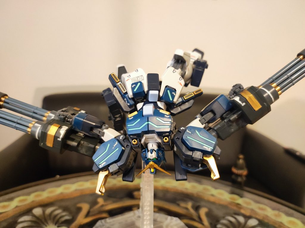 まだ回転するヘビーアームズです、その２。頑張って！もうすぐできますよ。