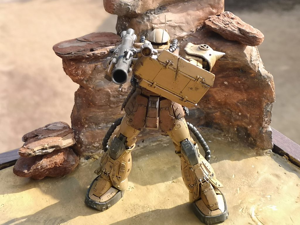 ザクのソロショット以下、機体設定になりますのでよかったら見てみてください。