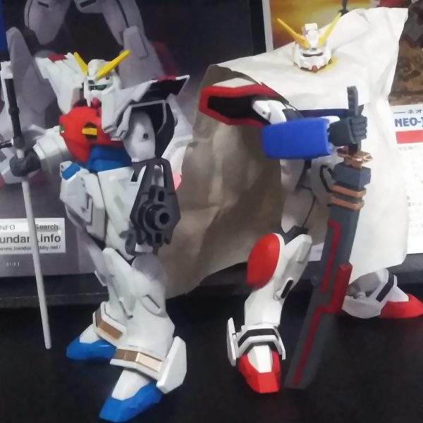 HGFC シャイニング ガンダム &1/144 ライジング ガンダム