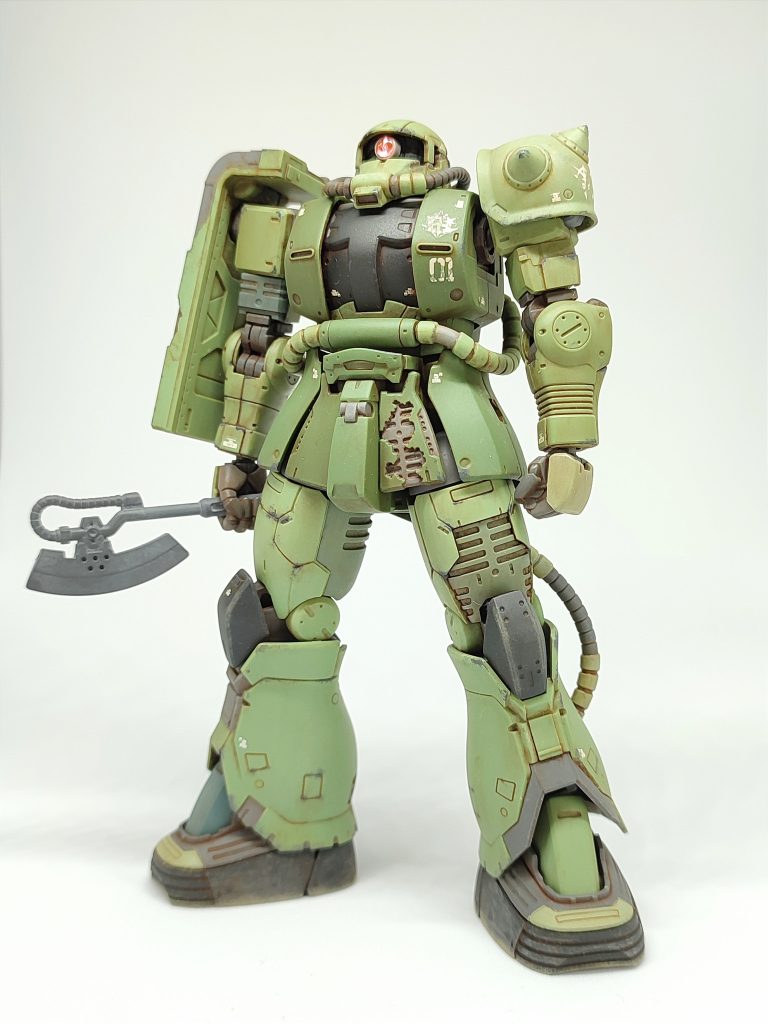 力尽きて、ヒートホークの塗り分けはできなかった…ま、こんなものです😅