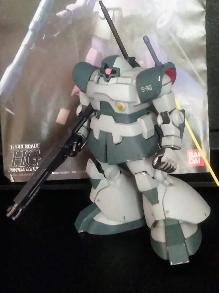 オデッサ作戦に敗退し、数週間の時が経ちました。愛機『07B グフ』は稼働限界に達してしまい、新たに『ドム』を受領。操作にも慣熟しだした頃。という脳内設定です。