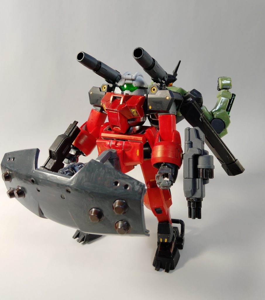 デミトレーナーに様々なパーツを合わせている事で、デミトレ＋ミックス＝デミックスと名付けました(⁠・⁠∀⁠・⁠)水星の魔女二期で登場予定のデミバーディングの二人乗りっぽい構造に刺激を受けて作りました。