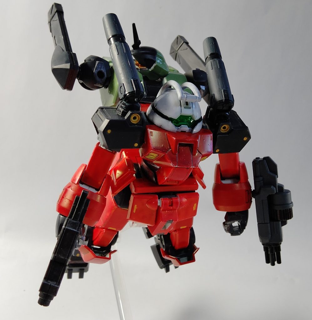 高機動モードザウォートの腕部分を外して軽量化