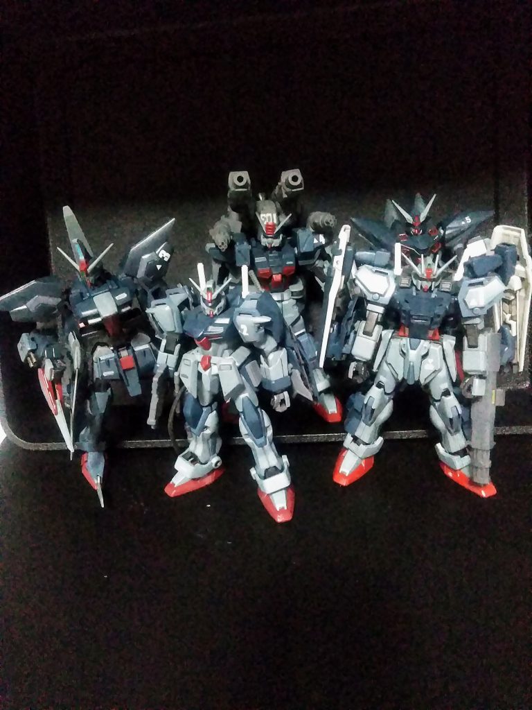 またもや、ガンダム５機確認！(このセリフ多い)｢ぼくのかんがえたさいきょうのSeedがんだむ｣第二段でした。お目汚しありがとうございました。