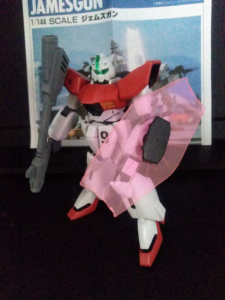 『ビームシールド』は他のモノに使ってしまったので、お手製です。