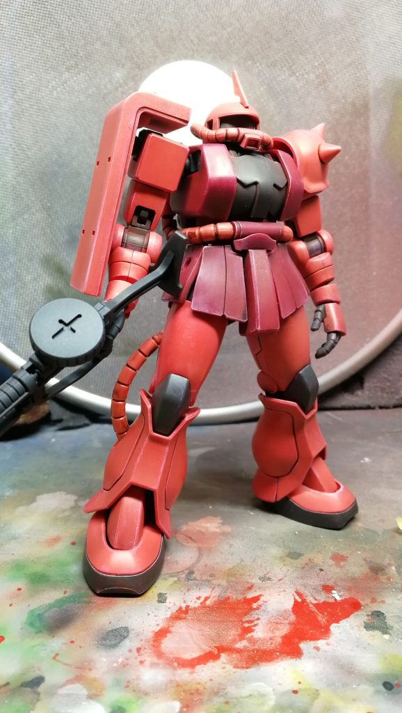 HG シャア専用ザク–4枚目/制作者:F3