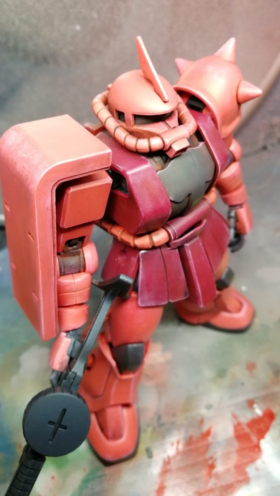HG シャア専用ザク–3枚目/制作者:F3