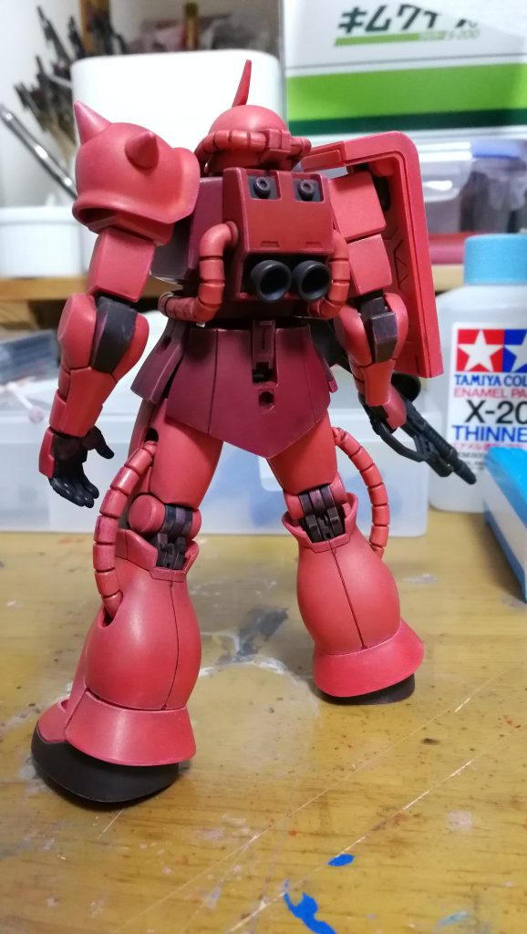 HG シャア専用ザク–2枚目/制作者:F3
