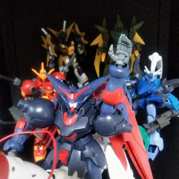 HGFC マスター ガンダム &《邪王狂乱死殺暗黒陣》