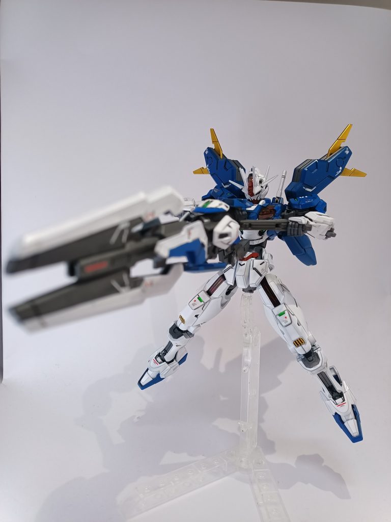 ライフルとビットステイヴ合体状態