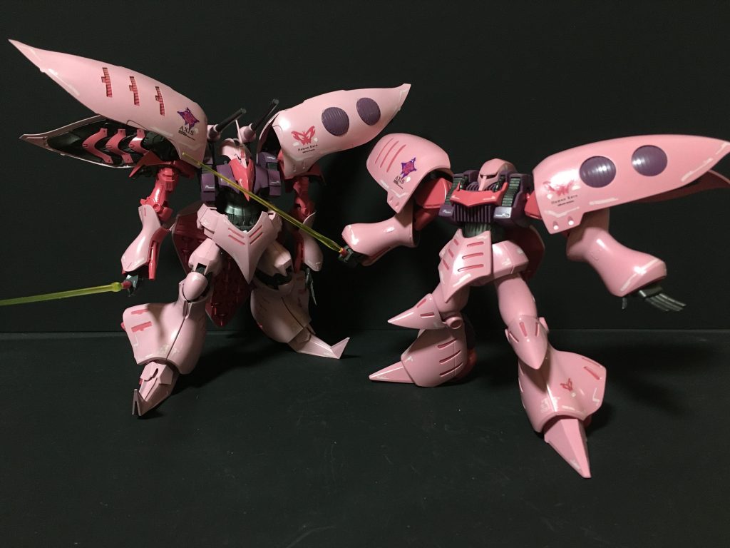 ハマーン専用キュベレイのツーショットです。キュベレイ https://gumpla.jp/hg/1367604量産型キュベレイ https://gumpla.jp/hg/1367624ご覧いただきありがとうございました。気に入っていただけた いいね👍をよろしくお願いいたします。