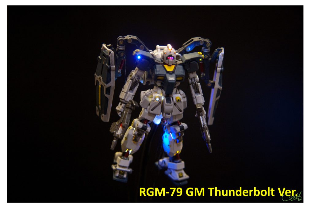 Gundam Artifact II – RGM-79 GM Thunderbolt LED電飾、電気改造