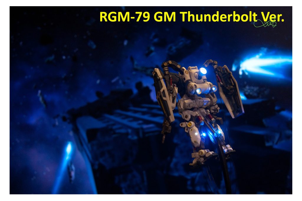 Gundam Artifact II - RGM-79 GM Thunderbolt LED電飾、電気改造–7枚目/制作者:kwluk717