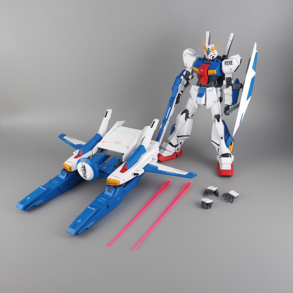 ビームライフルはEGニューガンダム使ってます