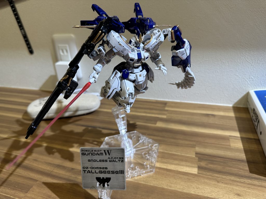 ネームプレートも自作しました。