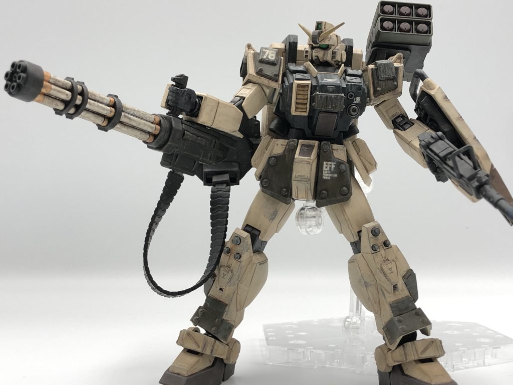 陸戦型ガンダム拠点防衛仕様(火力支援装備)–7枚目/制作者:ぷられい