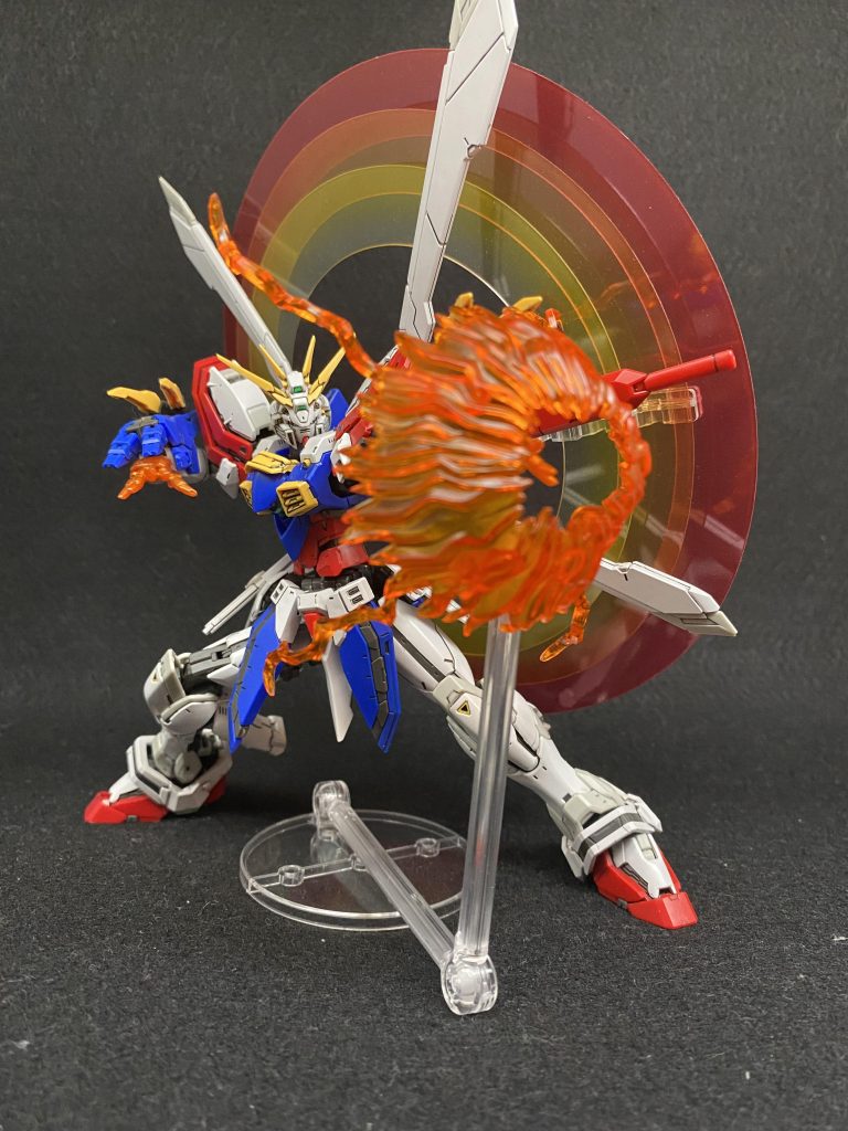 RGゴッドガンダム拡張セット完成!–2枚目/制作者:蒼井結目