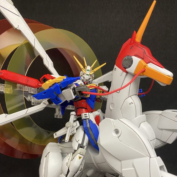 RGゴッドガンダム拡張セット完成！