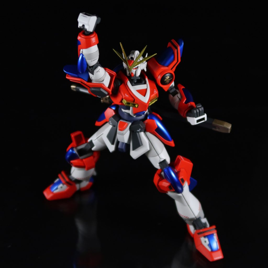 ビルドバーニング系列特有の可動域の広さ