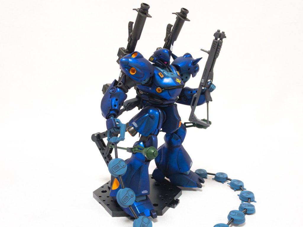 胴とチェーンマインのパイプはスプリングに置き換えました。