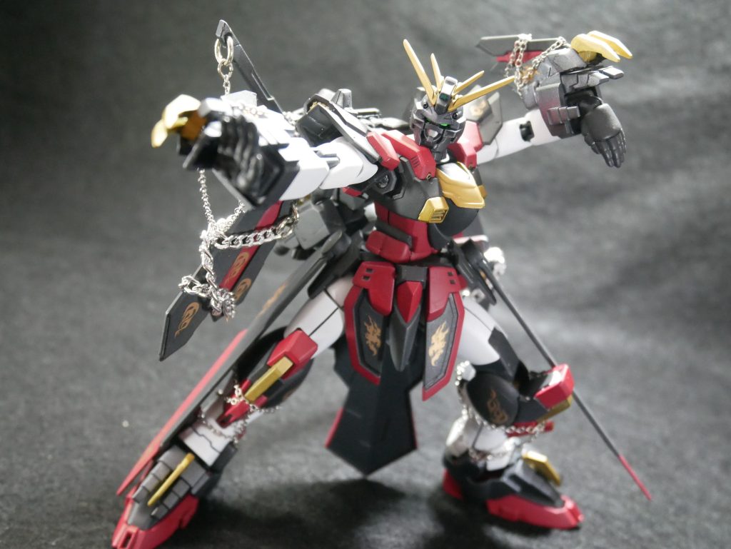 型アーマーパージ後です。可動域がだいぶ広くなります。