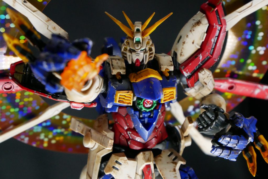 俺のこの手が真っ赤に燃える!勝利を掴めと、轟き叫ぶ!ばぁく熱!ゴッドォ、フィンガァァァーッ!