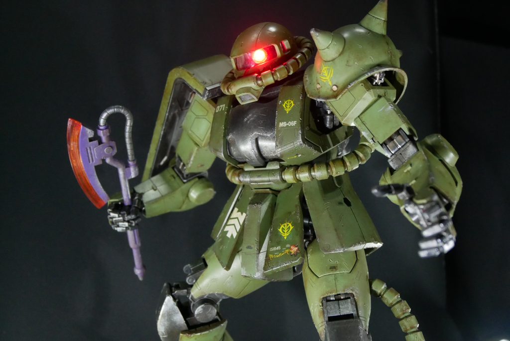 ジオン軍も恐怖するABS樹脂の破壊力!!!(PG ZAKUⅡ)–3枚目/制作者:suteteko76