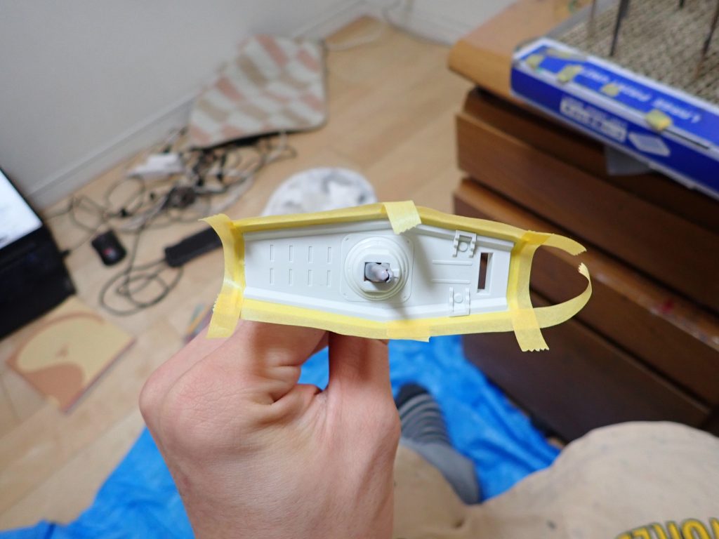 シールドのみマスキングで塗分け