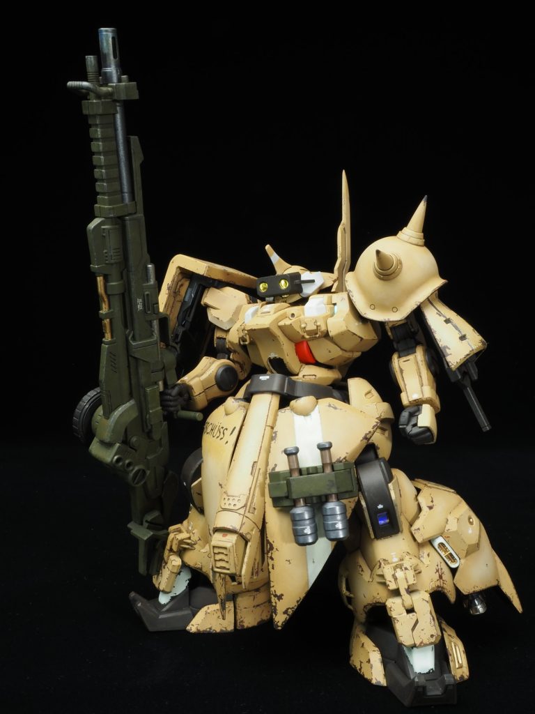 スパイクアーマーとL字型シールドを装備すれば大体ジオン系MSっぽく見える説