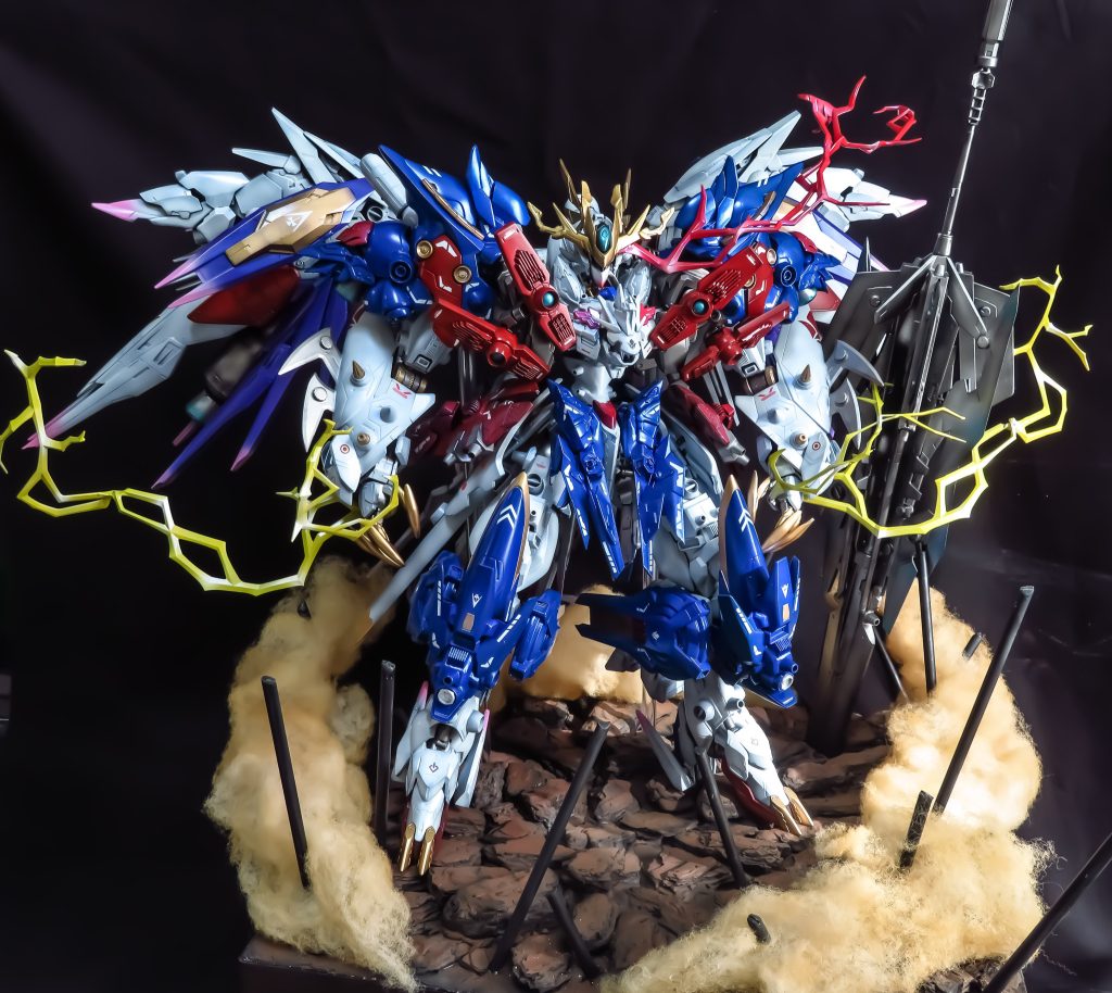 ベースはフルメカのバルバトスルプスレクスをベースにミキシングしました。