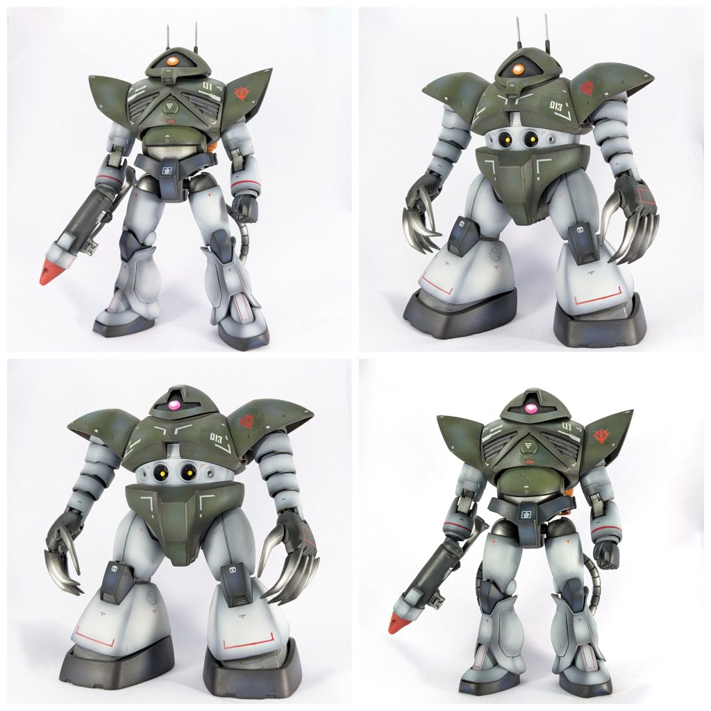 ヘッドを変えた計4パターン