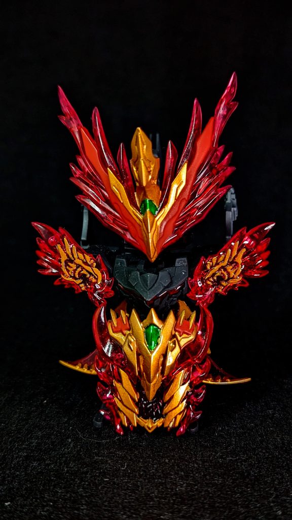 続いて、赫炎翔虎のパーツです。交換するパーツのみ作成してます。腰回りのパーツはクリアパーツのみ交換でも問題ないのですが、外す時の破損なども考慮し、2セット作成しました。