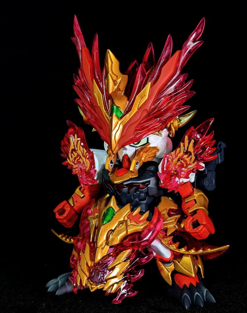 孫権ガンダムアストレイ赫炎翔虎武器なし状態瞳は通常バージョンを自作しました。