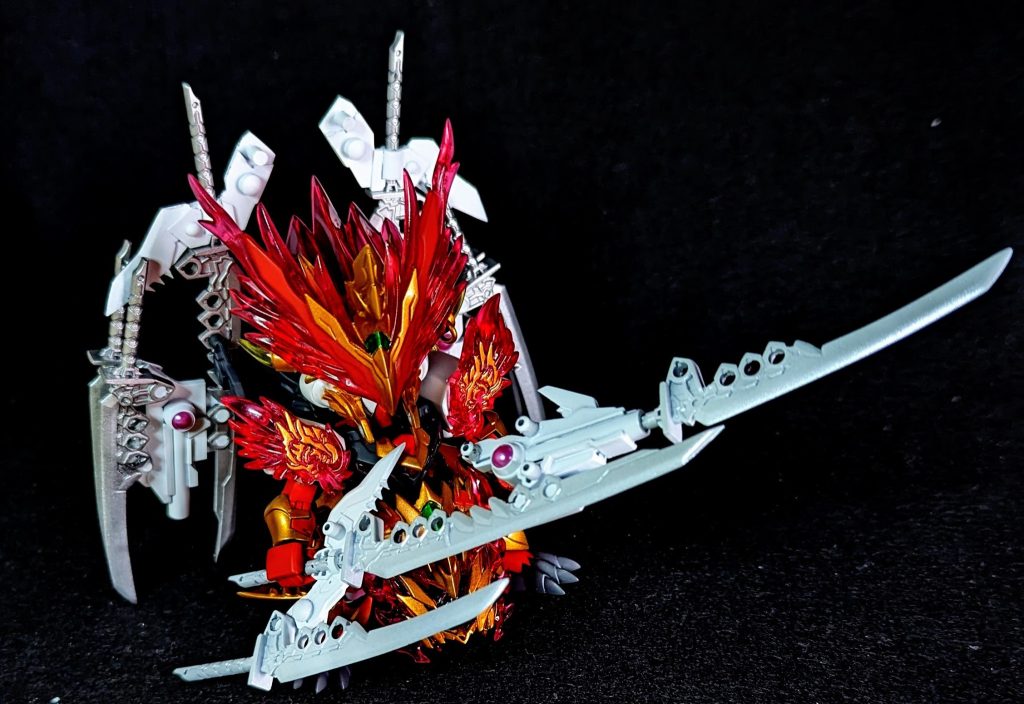 レッドドラゴンがモチーフなので、武器は3本ないとと思い作りました。