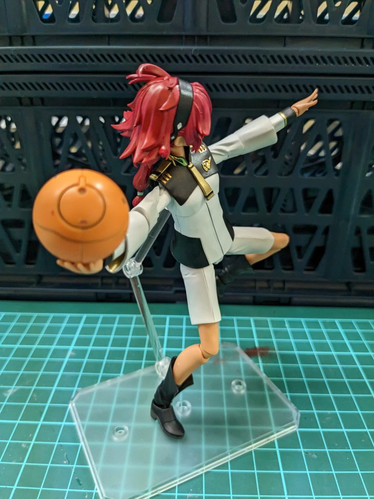 後頭部に向かって「やめなさい！」する図。