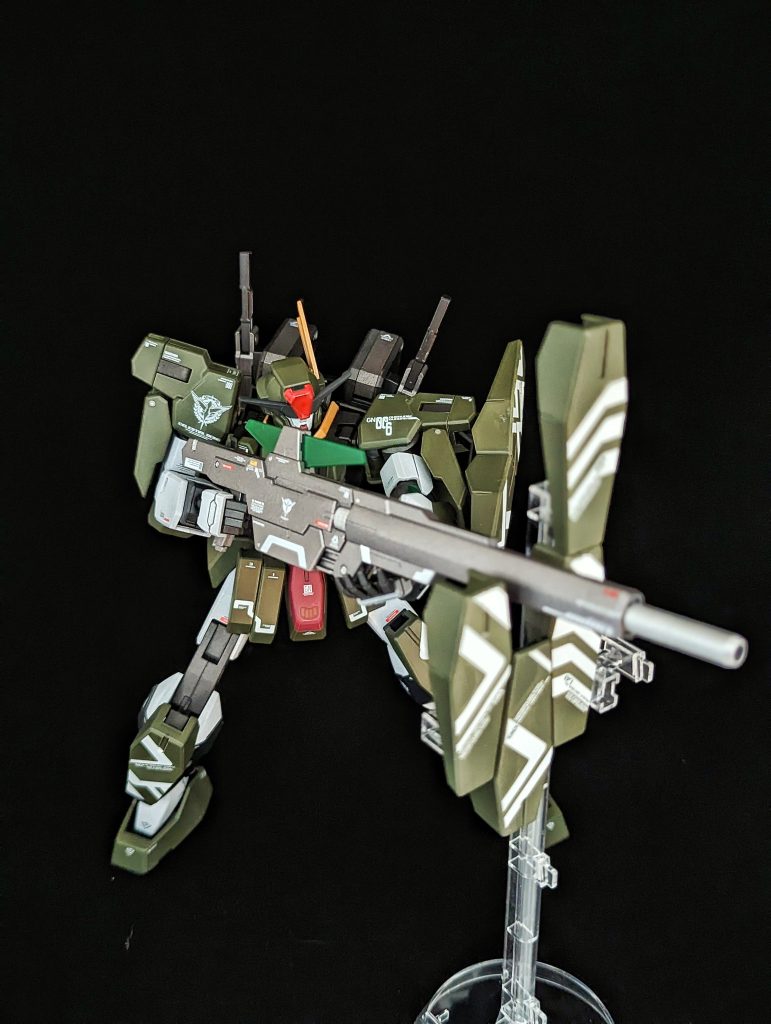 やっぱり狙撃ライフルで狙うところもカッコいい!ライフルの色分けはスキルがなかったので、デカールで誤魔化してますｗ