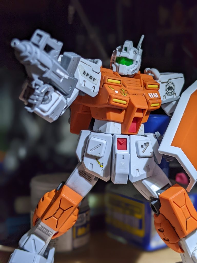 マシンガンを装備バズもいいですが、こちらも似合う〜