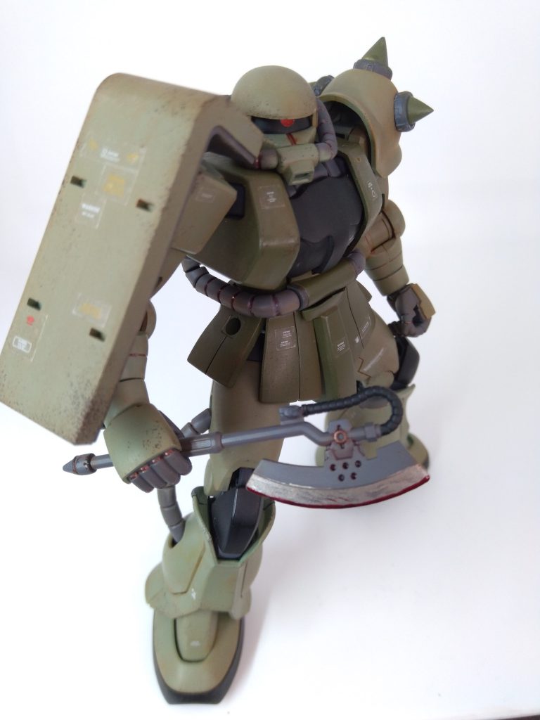 ヒートホークの赤い所はもっと黄色を足せば良かったです。