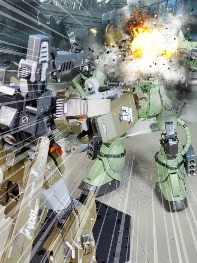 とどめの一撃❗俺達はここで集中線を入れる事を、強いられているんだっ❗❗