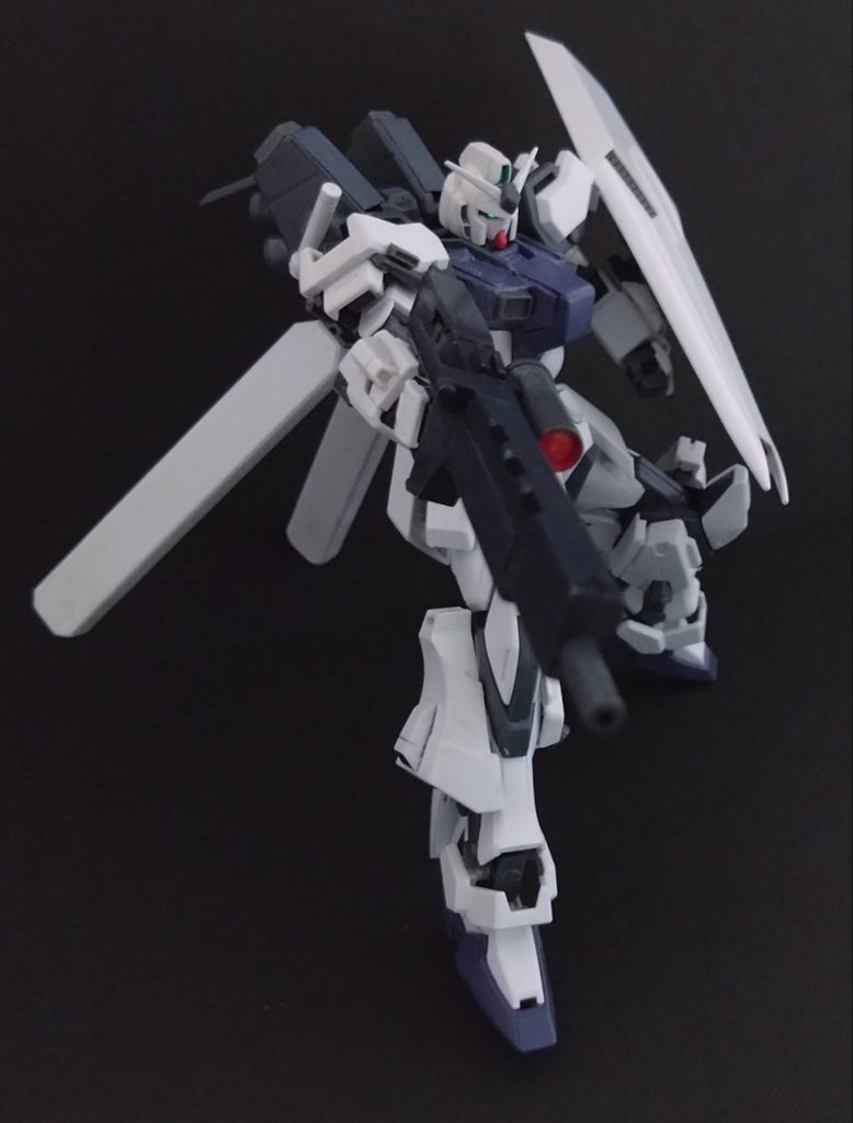 本機用に用意したガンダム頭を装備させた姿(もはやゲルググ要素無くなった…)