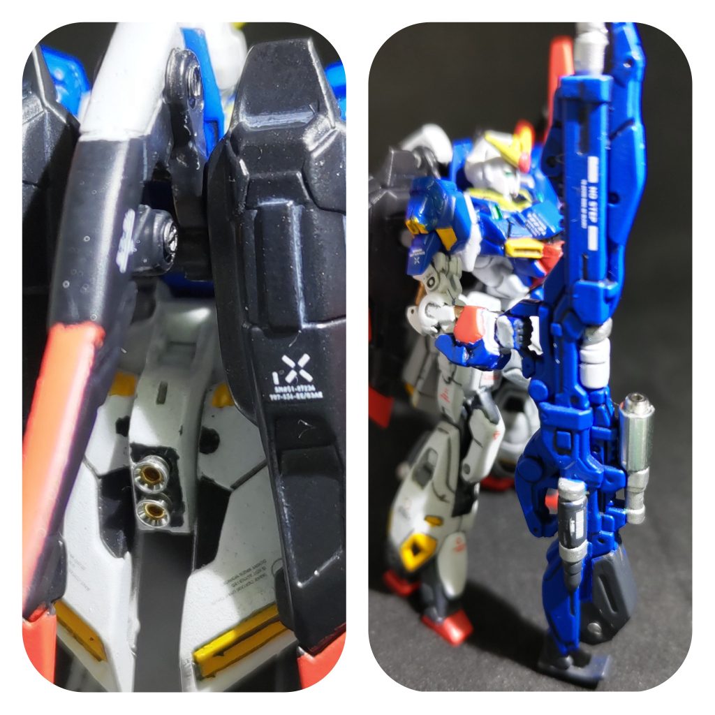 メタルパーツにてディテールアップ