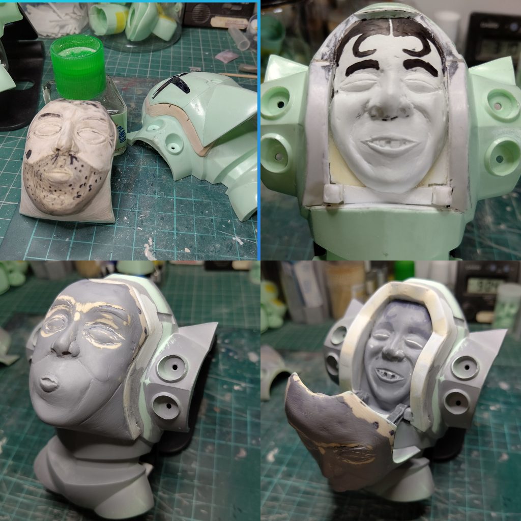 何度も作り直しや変更を行い、変なおじさん と いいよなおじさん は比較的早くに形になりました。