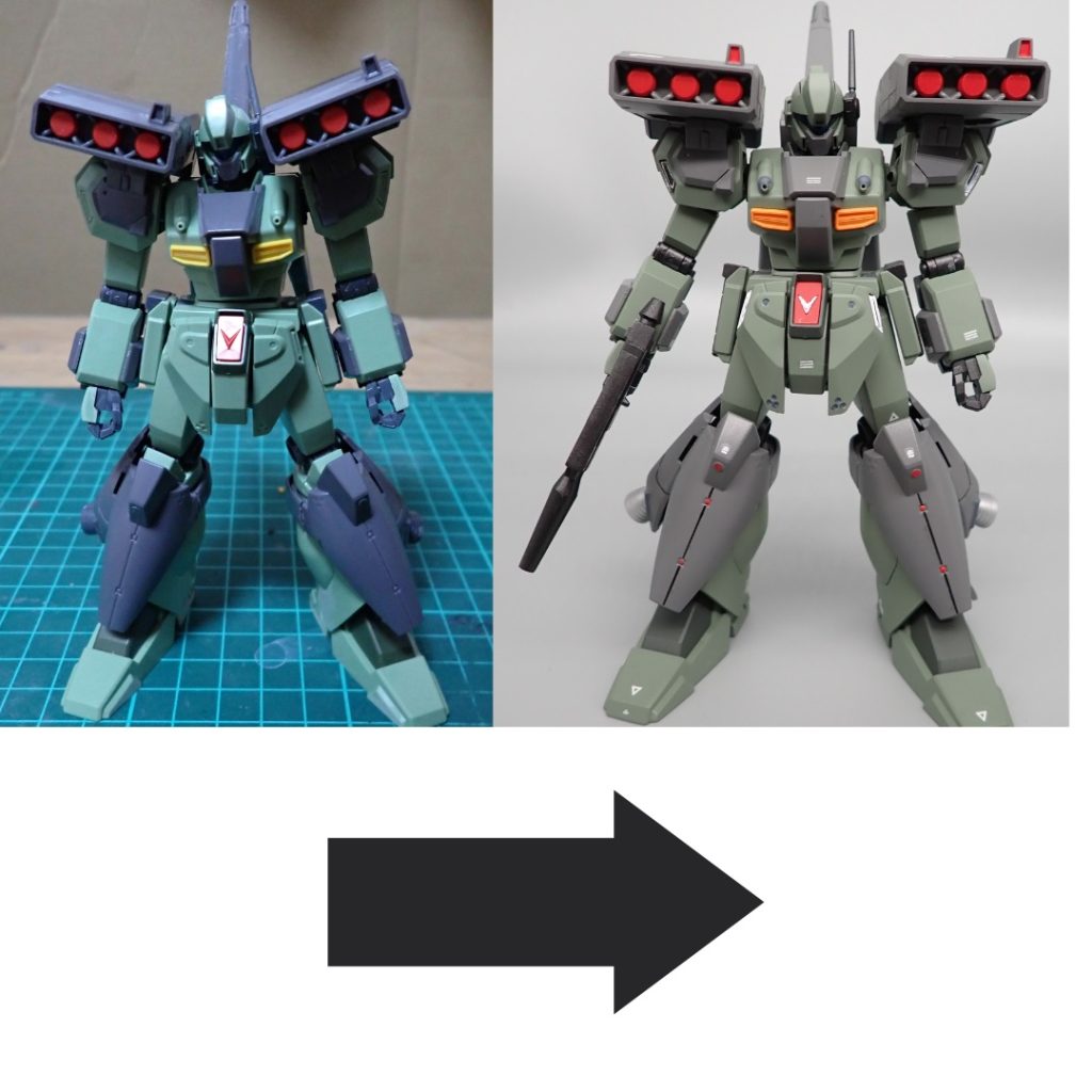 スタークジェガン–2枚目/制作者：アンジェロのプラモデル工房