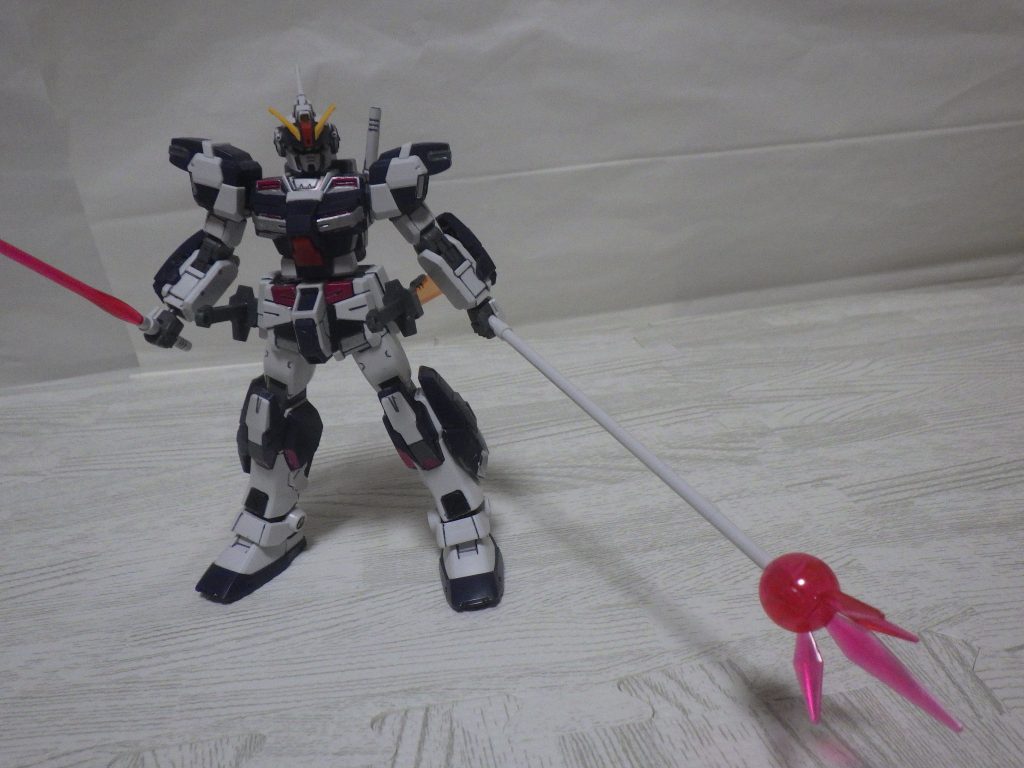 ビームジャベリンも改造前と同じくデフォルトの装備。