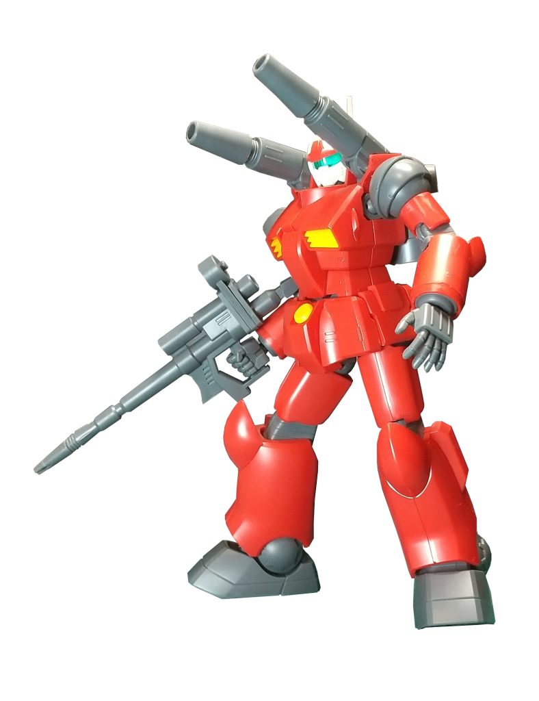 BEFORE。素組みだと胸のあたりが、すごく寂しかったので、バルバトスのジャンク部品を胸当てに使用しました(結構お気に入りです)。