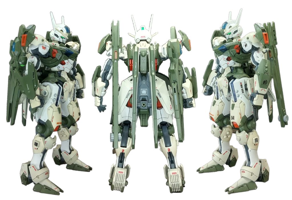 ロングバレルはスクラッチ。元のパーツは無くさないようにすべて装着しております。どこに何を付けるか何回もやり直しました。