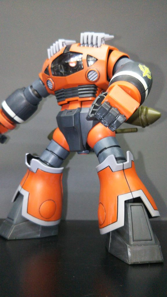 親指の穴が目立つ…ここだけでも埋めておけば良かったかも(^^;)