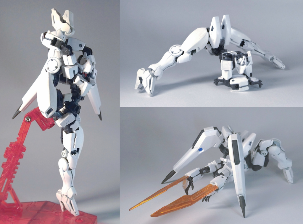 広い可動域により、昔流行ったあんなポーズも再現可能。キモイくらい動かせるので謎形態にもなれます。